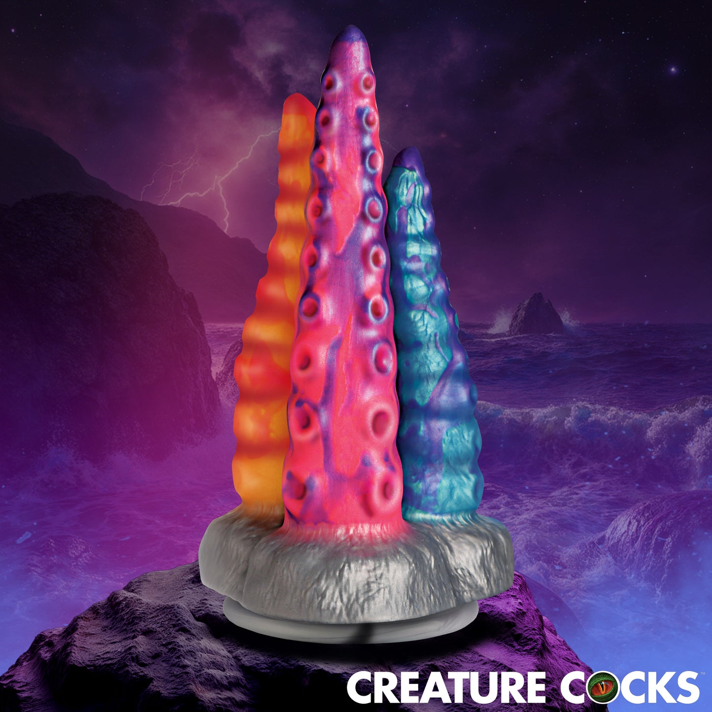 Tenta-Trio Silicone Dildo