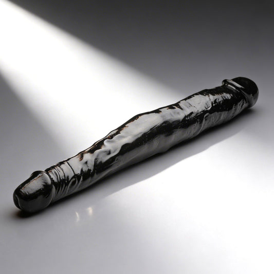 JOCK 13 Inch Tapered Double Dong Black