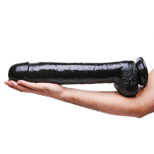 The Black Destroyer Huge 17 Inch Dildo