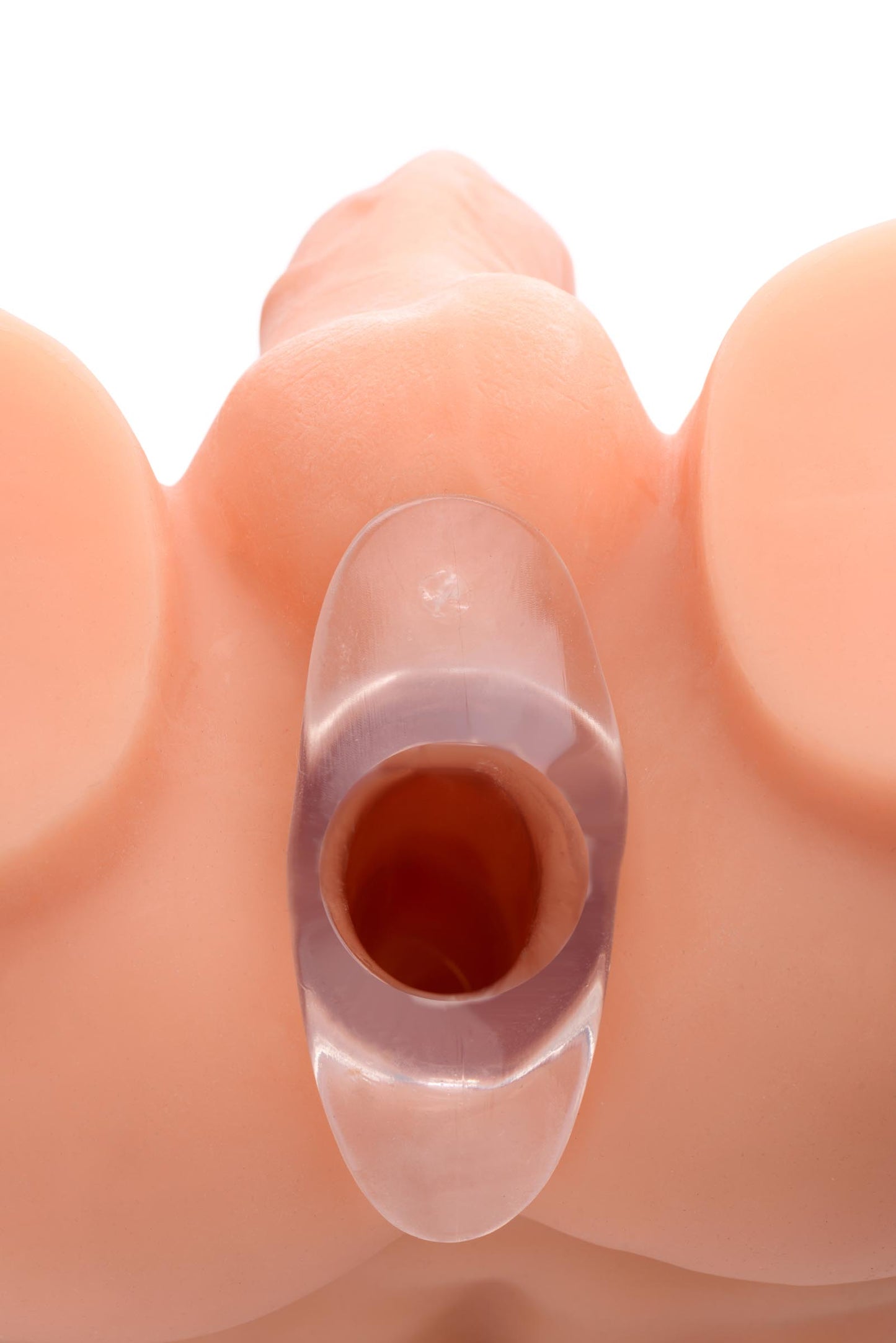 Clear View Hollow Anal Plug - XL