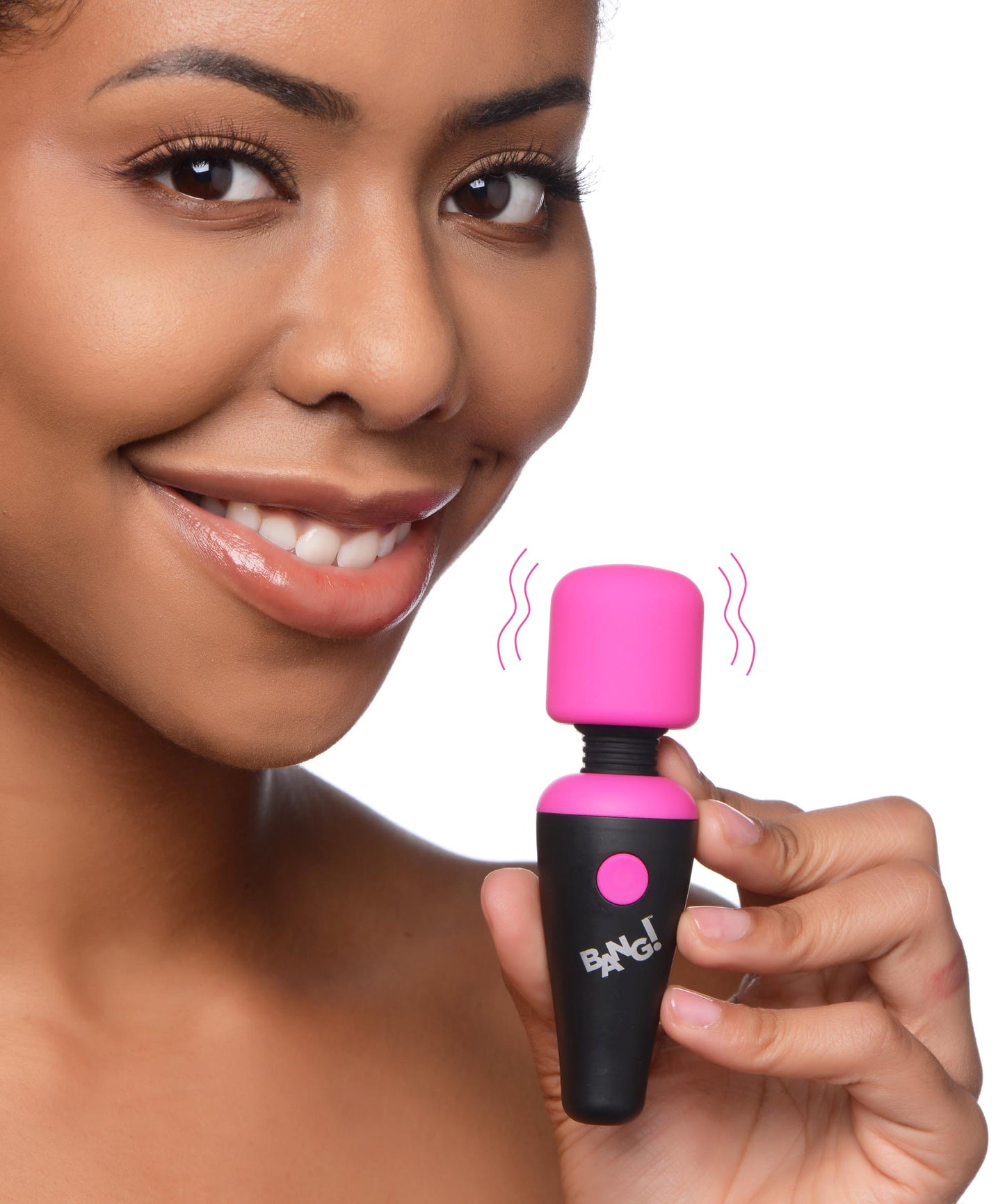 10X Ultra Powerful Silicone Mini Wand - Black