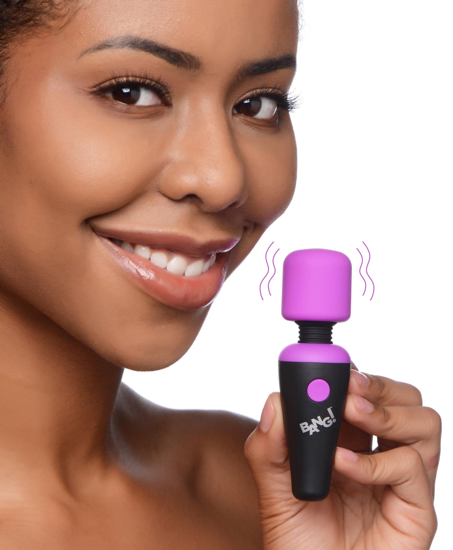 10X Ultra Powerful Silicone Mini Wand - Black