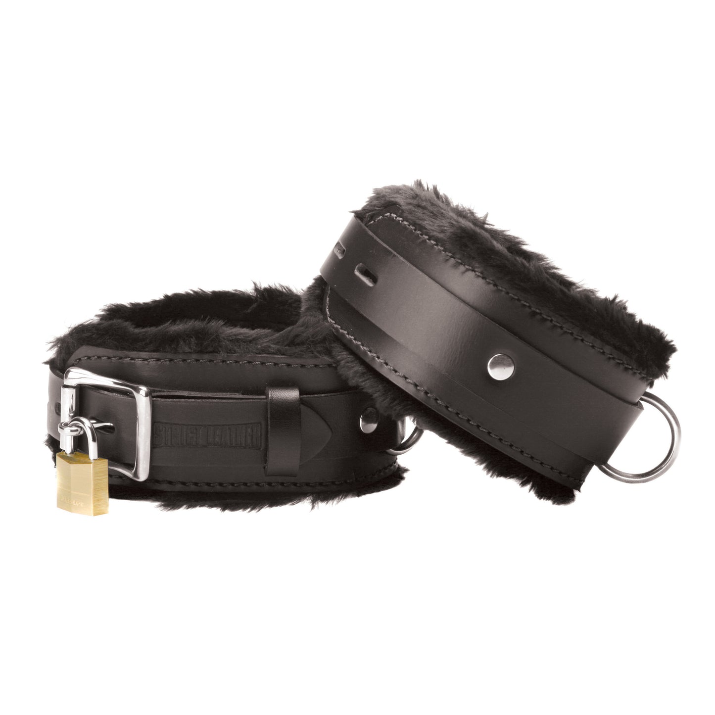 Strict Leather Premium Fur Lined Wrist Cuffs